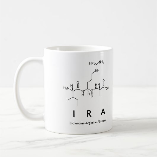 Mug du nom du peptide Ira (Gauche)