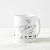 Mug du nom du peptide Irwin (Devant droit)