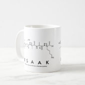 Mug du nom du peptide Isaak (Devant gauche)