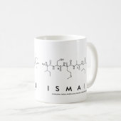 Mug du nom du peptide Ismail (Devant droit)