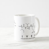 Mug du nom du peptide Iven (Devant droit)