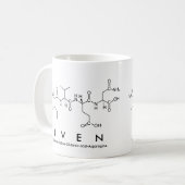Mug du nom du peptide Iven (Devant gauche)