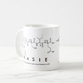Mug du nom du peptide Kasie (Devant gauche)