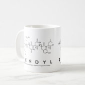 Mug du nom du peptide Kendyl (Devant gauche)