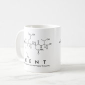 Mug du nom du peptide Kent (Devant gauche)