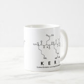 Mug du nom du peptide Keri (Devant droit)
