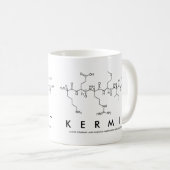 Mug du nom du peptide Kermit (Devant droit)