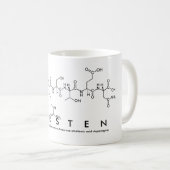 Mug du nom du peptide Kersten (Devant droit)