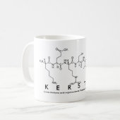 Mug du nom du peptide Kersten (Devant gauche)