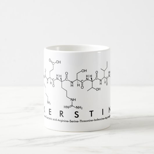 Mug du nom du peptide Kerstin (Centre)