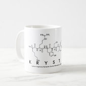 Mug du nom du peptide krystien (Devant gauche)