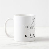 Mug du nom du peptide krystien (Gauche)