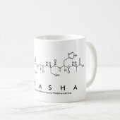 Mug du nom du peptide Latasha (Devant droit)