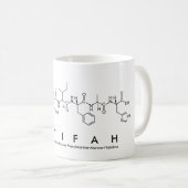 Mug du nom du peptide Latifah (Devant droit)