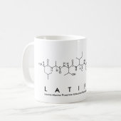 Mug du nom du peptide Latifah (Devant gauche)