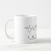 Mug du nom du peptide Latisha (Gauche)