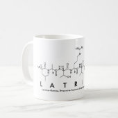 Mug du nom du peptide Latricia (Devant gauche)