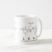 Mug du nom du peptide Lene (Devant droit)