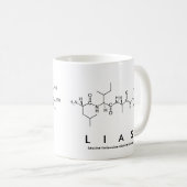 Mug du nom du peptide Lias (Devant droit)