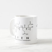 Mug du nom du peptide Lien (Devant gauche)