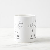 Mug du nom du peptide Lien (Centre)