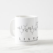 Mug du nom du peptide Lily-Mae (Devant gauche)