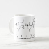 Mug du nom du peptide Lily-Mai (Devant gauche)