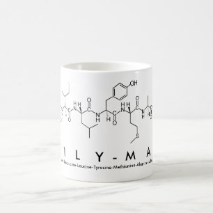 Mug du nom du peptide Lily-Mai