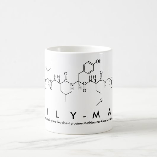Mug du nom du peptide Lily-Mai (Centre)