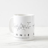 Mug du nom du peptide linéaire (Devant gauche)