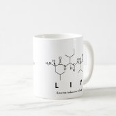 Mug du nom du peptide Liv (Devant droit)