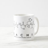 Mug du nom du peptide malachi (Devant droit)
