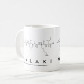 Mug du nom du peptide Malaki (Devant gauche)