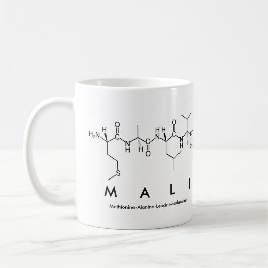 mug du nom du peptide Mali (Gauche)