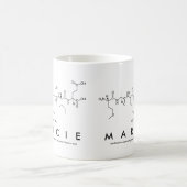 Mug du nom du peptide Marcie (Centre)