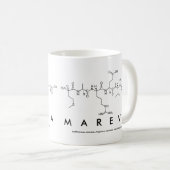 Mug du nom du peptide Mareva (Devant droit)