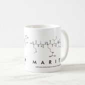 Mug du nom du peptide Marith (Devant droit)