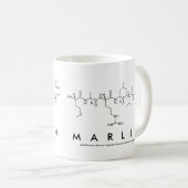 Mug du nom du peptide Marlin (Devant droit)