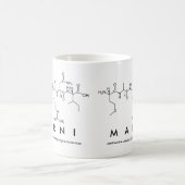 Mug du nom du peptide Marni (Centre)