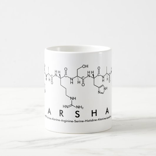 Mug du nom du peptide marshal (Centre)