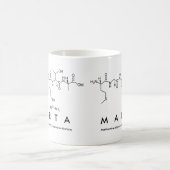 Mug du nom du peptide Marta (Centre)