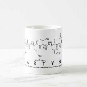 Mug du nom du peptide martyna