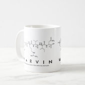 Mug du nom du peptide Marvin (Devant gauche)