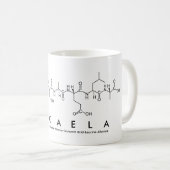 Mug du nom du peptide Micaela (Devant droit)