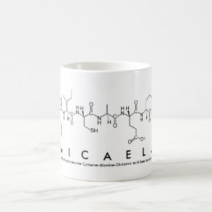 Mug du nom du peptide Micaela