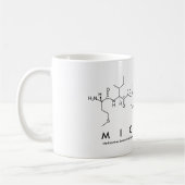 Mug du nom du peptide Micaela (Gauche)