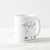 Mug du nom du peptide Mik (Devant droit)
