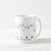 Mug du nom du peptide Mikalah (Devant droit)