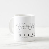 Mug du nom du peptide Milania (Devant gauche)
