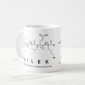 Mug du nom du peptide Milek (Devant gauche)
